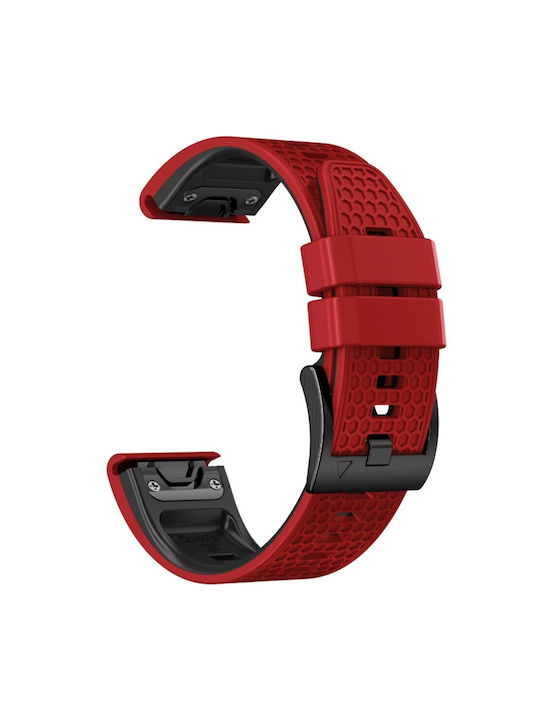 Λουράκι Σιλικόνης Κόκκινο (Garmin Instinct Crossover)