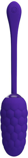 Pretty Love Vibro-Ei lila wiederaufladbar Marine Textur