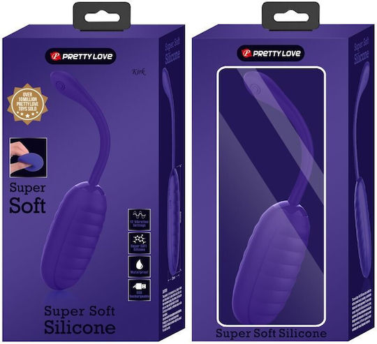 Pretty Love Kirk Rechargeable Vibrating Egg Purple