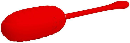 Pretty Love Kirk Rechargeable Vibrating Egg Red