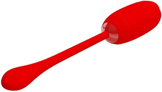 Pretty Love Kirk Rechargeable Vibrating Egg Red