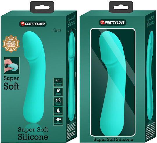 Pretty Love Cetus Rechargeable Vibrator Aqua Green