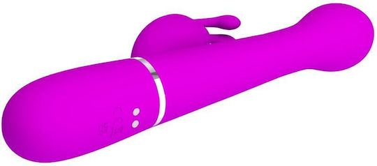 Pretty Love Dejon Rabbit Vibrator 3 In 1 Multifunction Violet
