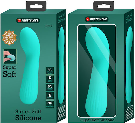 Pretty Love Faun Rechargeable Vibrator Aqua Green