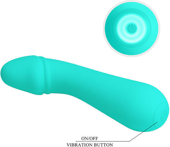 Pretty Love Cetus Rechargeable Vibrator Aqua Green