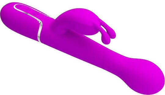 Pretty Love Dejon Rabbit Vibrator 3 In 1 Multifunction Violet