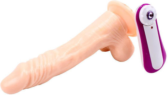 Telescopic Realistic Vibrator Suction Cup 21cm