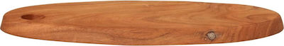 vidaXL Rectangular Wooden Chopping Board Brown 46x20cm