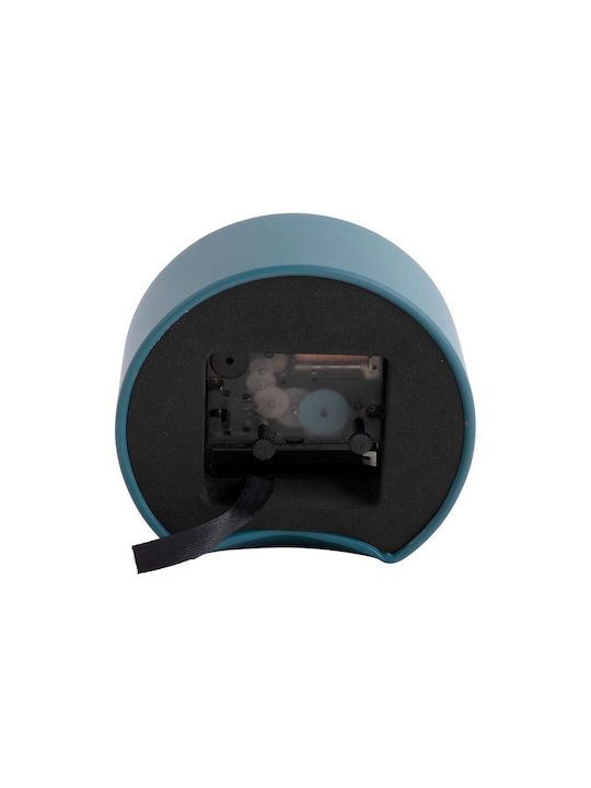 Karlsson Tischuhr mit Wecker Marineblau KA5949DB