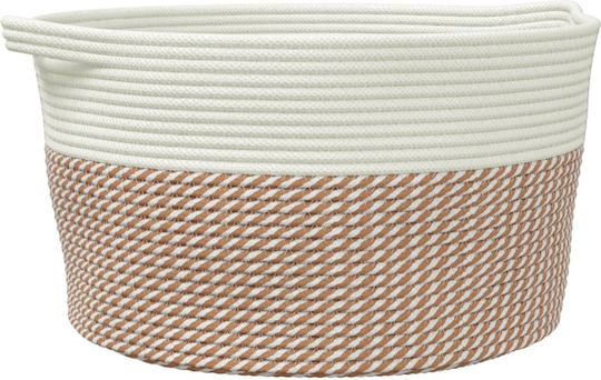 vidaXL Καλάθι Αποθήκευσης Υφασμάτινο Καφέ 40x40x25cm vidaXL Καλάθι Αποθήκευσης Υφασμάτινο Καφέ 40x40x25cm