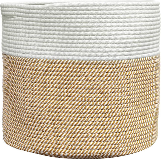 vidaXL Καλάθι Αποθήκευσης Υφασμάτινο Καφέ 40x40x35cm vidaXL Καλάθι Αποθήκευσης Υφασμάτινο Καφέ 40x40x35cm