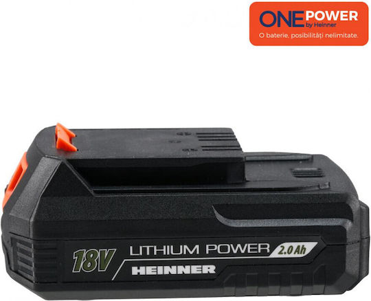 Heinner Werkzeugbatterie Lithium 18V mit Kapazität 2Ah