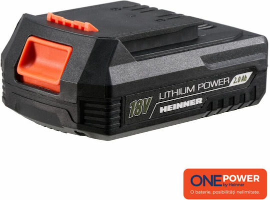 Heinner Werkzeugbatterie Lithium 18V mit Kapazität 2Ah
