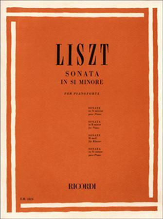 Franz Liszt Sonata In Si Minore Per Pianoforte Ricordi Publications