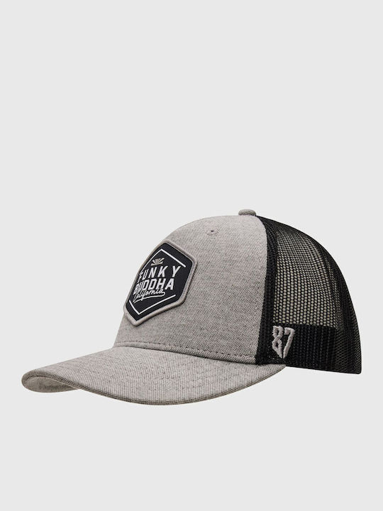 Funky Buddha Ανδρικό Trucker Jockey Γκρι FBM009-072-10-LTGREYMEL
