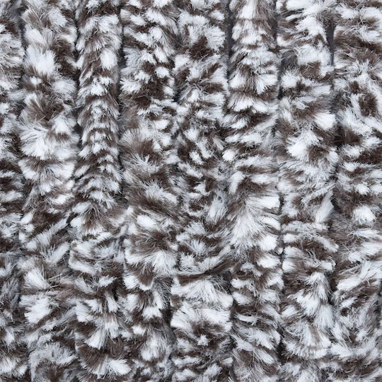 vidaXL Türvorhang Braun 100x200cm 377373