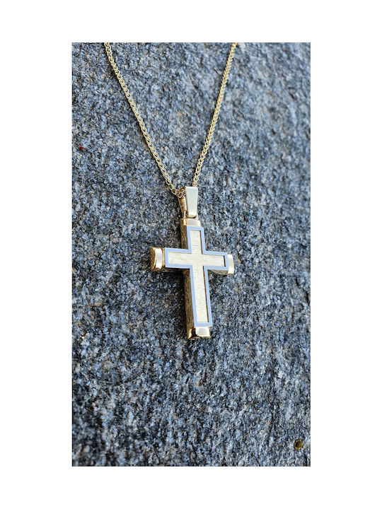 Papadopoulos Gold Men's Gold Cross 14K