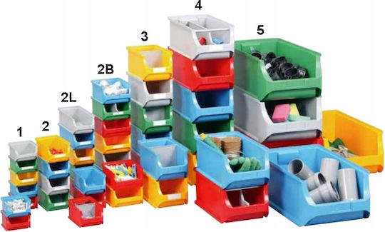 Allit Plastic Organizator pentru Bin-uri de Unelte Stivuibile