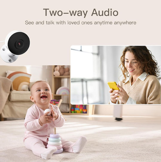 Arenti IN1Q IP Cameră de Supraveghere Wi-Fi Full HD+ 4MP cu Comunicare Bidirecțională