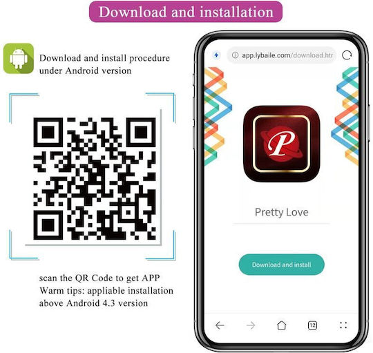 Pretty Love Jefferson App Controlled Anal Plug Purple