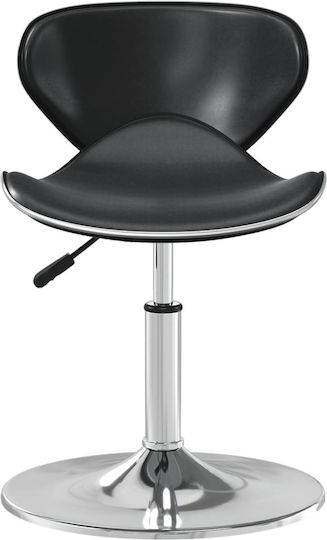 Scaune Bar cu Înălțime Reglabilă Negru 45.5x45x61-76buc