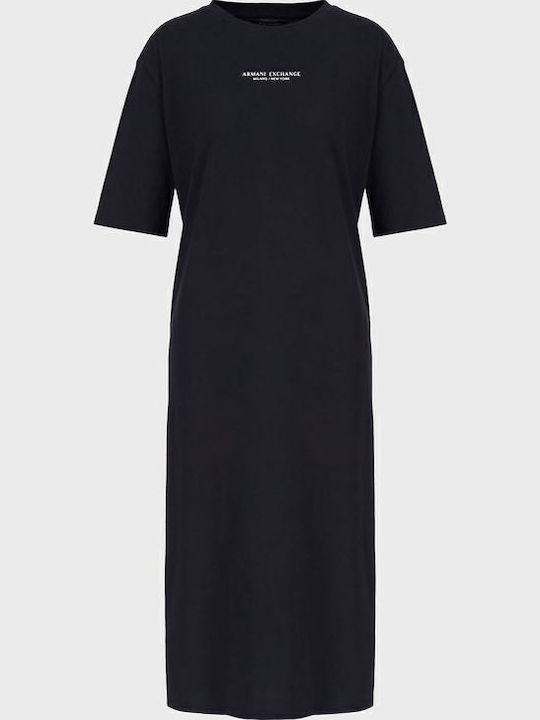 Rochie Armani Exchange 8nyacf Yjg3z 1200 Negru Xs Culoarea Neagră Mărimea 1 Xs