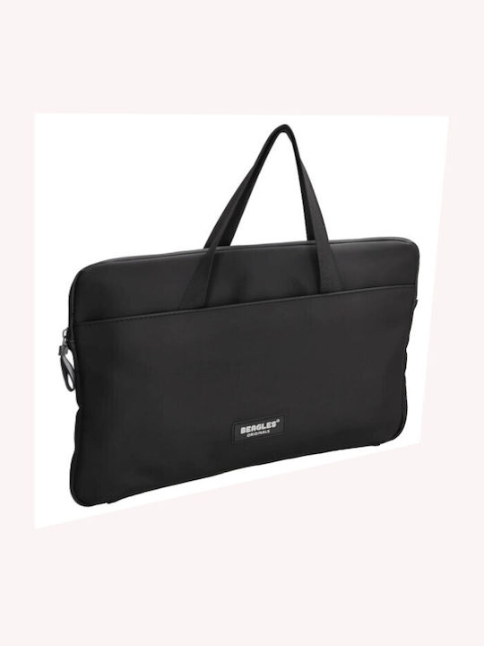 Beagles Αδιάβροχη Τσάντα για Laptop 13" σε Μαύρο χρώμα 21178-001