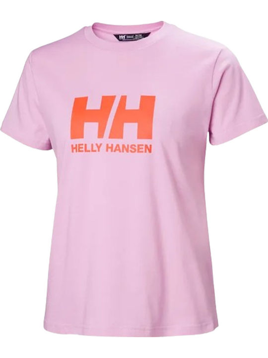 Helly Hansen W Hh Logo T-shirt 2.0 Cherry Blos