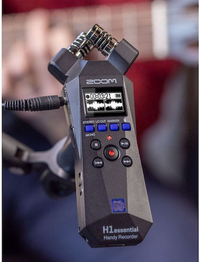 Zoom Stereo Digitaler Tragbarer Rekorder Batterie/Strom zur Aufnahme auf Speicherkarte mit Aufnahmezeit von 10 Stunden