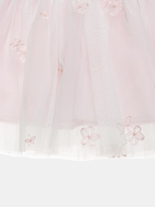 Alouette Kids Dress Tulle Floral Pink