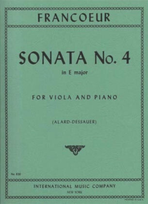 Francoeur Violasonate Nο4 Ε Major