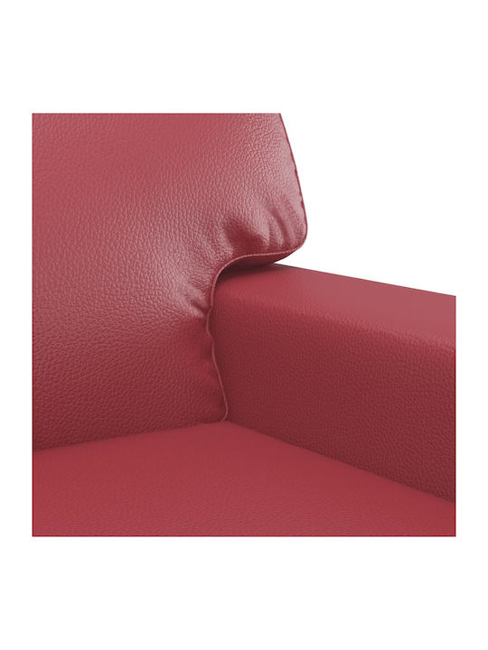 Armchair from Leatherette Bordeaux 94x77x80cm