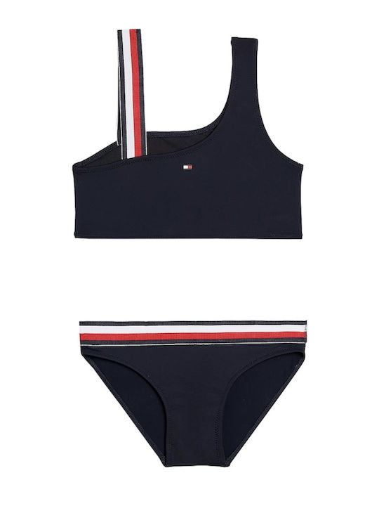 Tommy Hilfiger Kinder Badeanzug Bikini Dark Blue Tommy Hilfiger Kinder Badeanzug Bikini Dark Blue