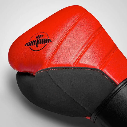 Hayabusa T3 Боксови ръкавици за състезание Black/Red