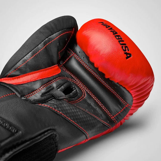 Hayabusa T3 Боксови ръкавици за състезание Black/Red