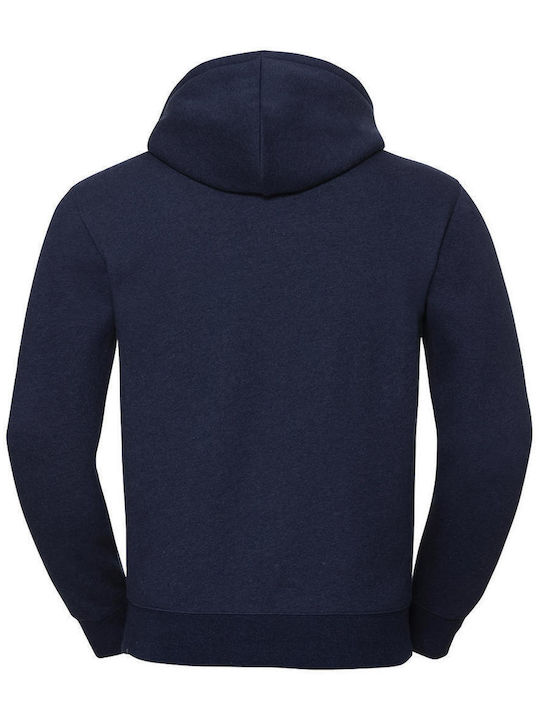 Russell Athletic Men's Sweatshirt with Hood Indigo Melange