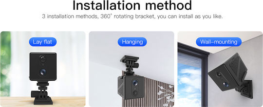 Vstarcam CB75 IP Surveillance Camera 4G Full HD+ 3MP with Two-Way Communication