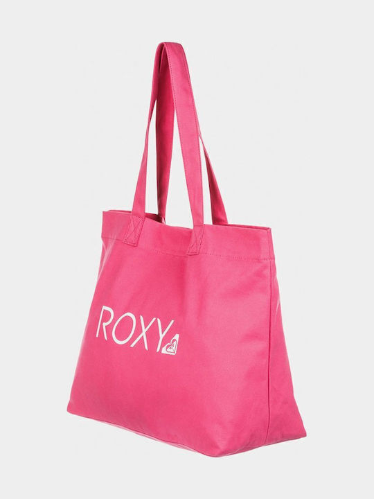 Roxy Υφασμάτινη Τσάντα για Ψώνια σε Ροζ χρώμα