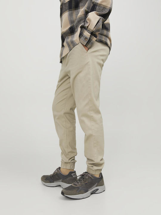 Pantaloni de trening cu Elastic Bej