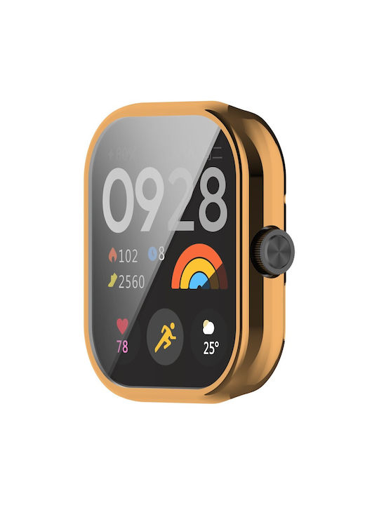 Θήκη Σιλικόνης σε Ροζ Χρυσό χρώμα για το Xiaomi Redmi Watch 3 Lite / Watch 3 Active