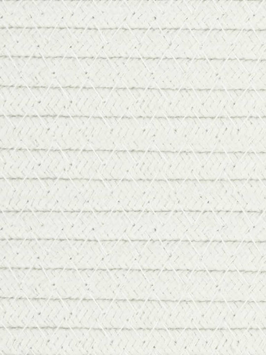 vidaXL Storage Basket Fabric Beige 40x40x35cm 1pcs