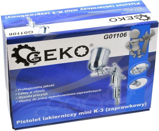 Geko Geko Luft-Spritzpistole HVLP Schwimmender Becher 0,5mm