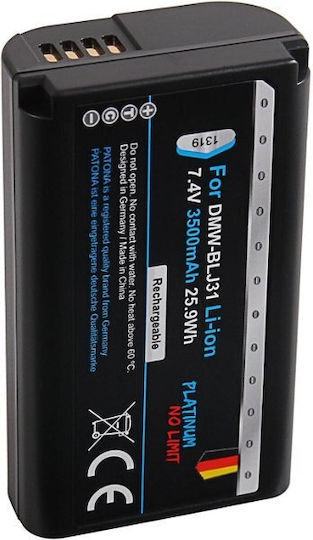 Patona Kamera Batterie 1319 Kompatibel mit Panasonic