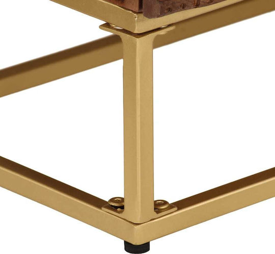 Drawers Storage Made of Metal & Wood L55xW30xH76cm