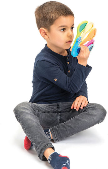 Jucărie din lemn păun jucărie de sticlă colorată Ferestre de sticlă Culori de învățare Tender Leaf Toys