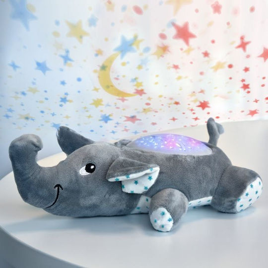 Mikamax Kids Projector Lamp with Star Projection Gray 30x21x11εκ.