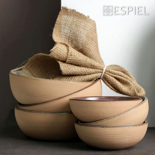 Espiel Calabria Bol Rotund Din Ceramică Roz Cu Diametrul 6.5cm