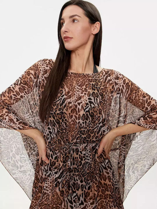 Guess Feminin Lung Rochie de Plajă Maro