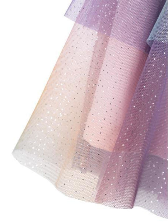 Kids' Tulle Tutu Skirt Multicolored