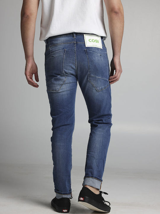 Cosi Jeans Ανδρικό Παντελόνι Τζιν σε Slim Εφαρμογή Μπλε